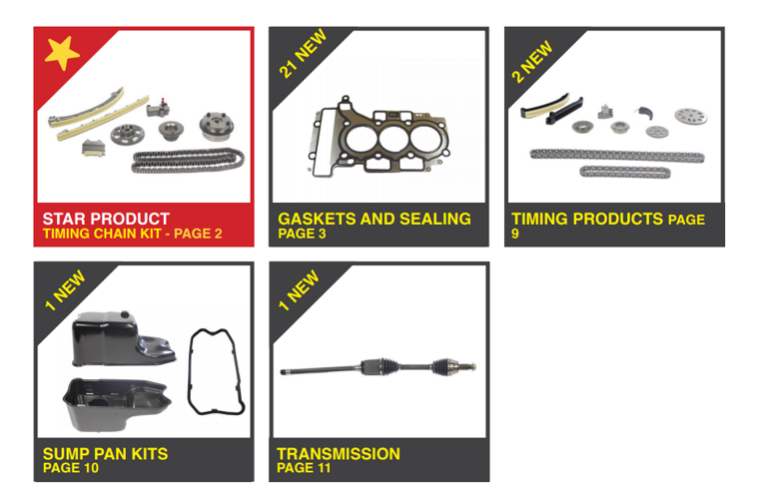 Honda 2.0 K20 timing chain kit highlighted in BG Automotive’s latest new part references