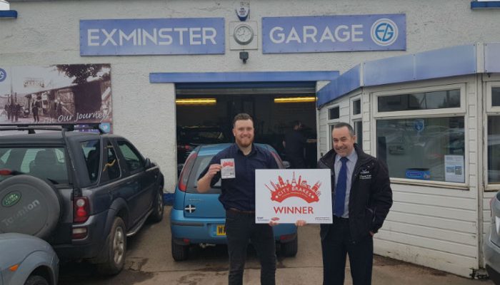 “City Brakes” campaign win for 100-year-old Exeter garage