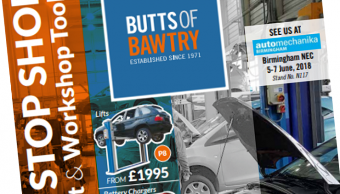 Butts of Bawtry release new equipment and tools catalogue