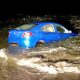 Disaster as rising tide submerges car during late-night beach visit