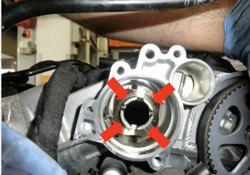 VW Golf MkVII 1.4 TSI timing belt kit installation Garage Wire