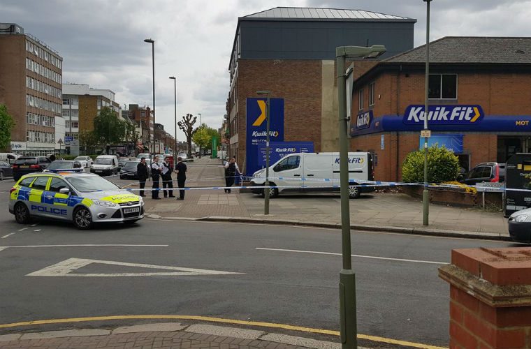 Man runs into Kwik Fit for help after suspected acid attack