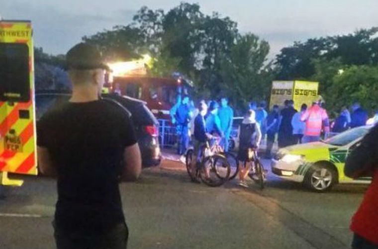 Five seriously injured following boy racer’s failed drift manoeuvre