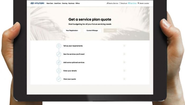 HYUNDAI launches industry-first online service and repair plan platform