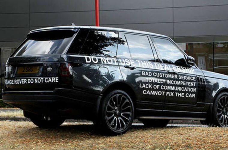 "Do not use this dealership", Range Rover owner warns