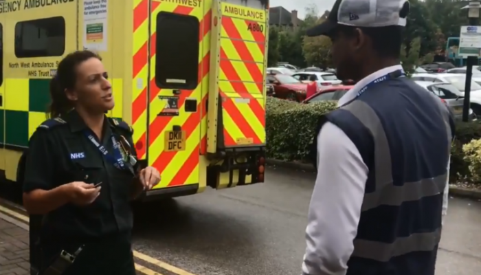 Video: Parking firm suspended over ambulance ticket