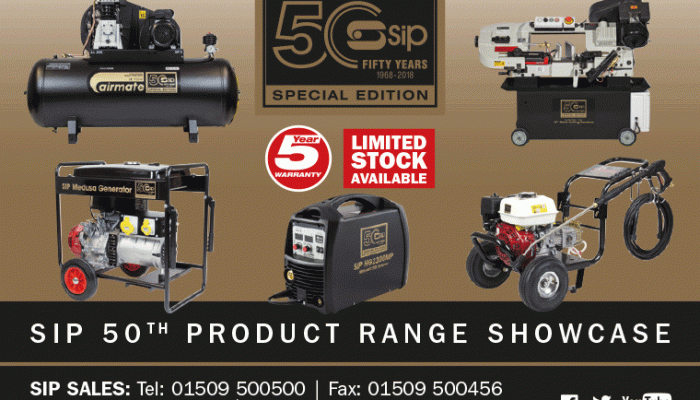 SIP 50th anniversary special edition equipment