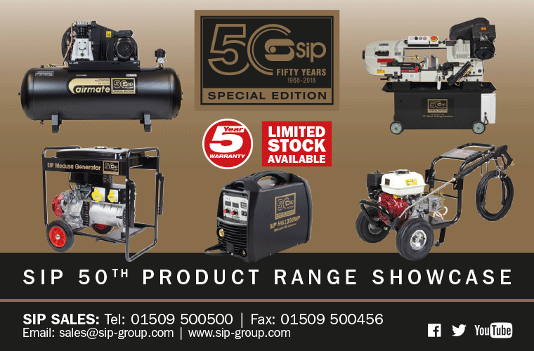 SIP 50th anniversary special edition equipment