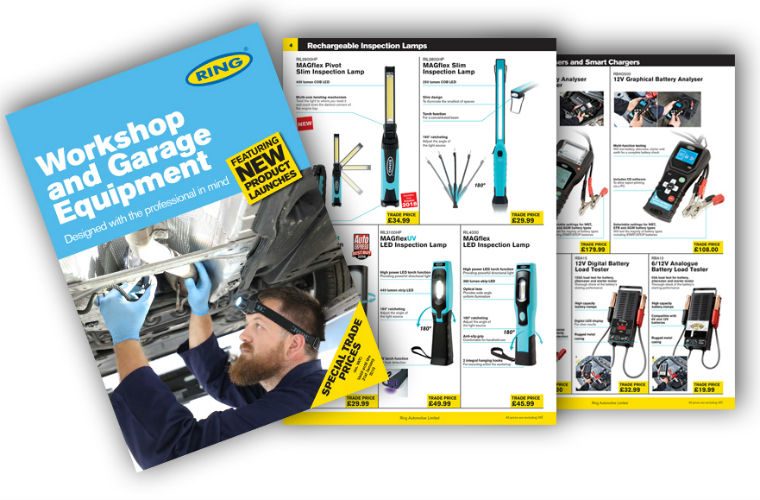 Ring launches UK winter garage and workshop equipment catalogue