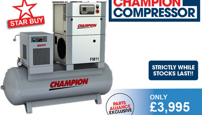Champion Compressors – 11 kW Air Station introductory offer