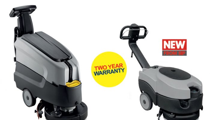 New SIP Floor Scrubbers, with two year warranty