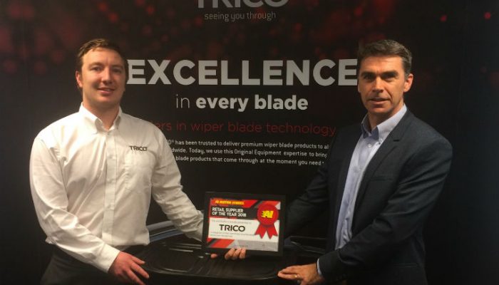 TRICO scoops retail supplier of the year award at A1 convention