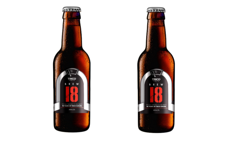 TRICO celebrates 90th European anniversary with new Brew 18 beer