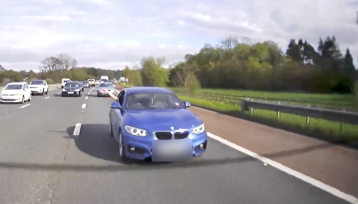 BMW driver gets six points on licence for waving both arms out of window