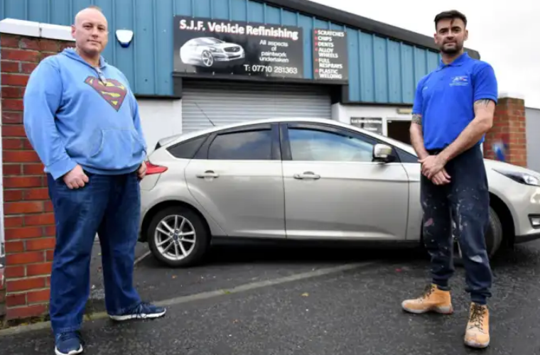 Independent bodyshop helps out dad in need