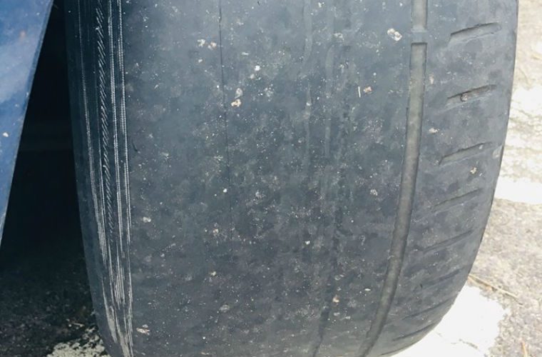 Police stop car with bald tyres and child not wearing seatbelt