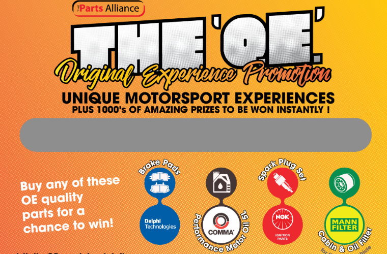 The Parts Alliance ‘Original Experience’ promo offers chance to win top prizes