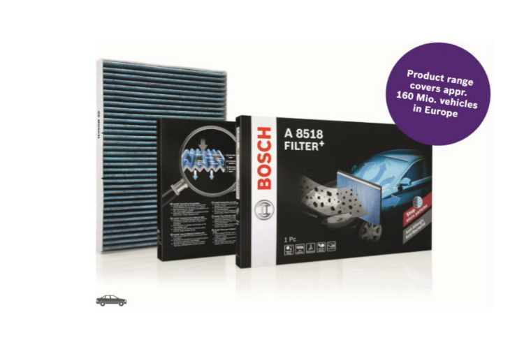 Bosch launches latest cabin FILTER+, presenting fresh service opportunity for garages