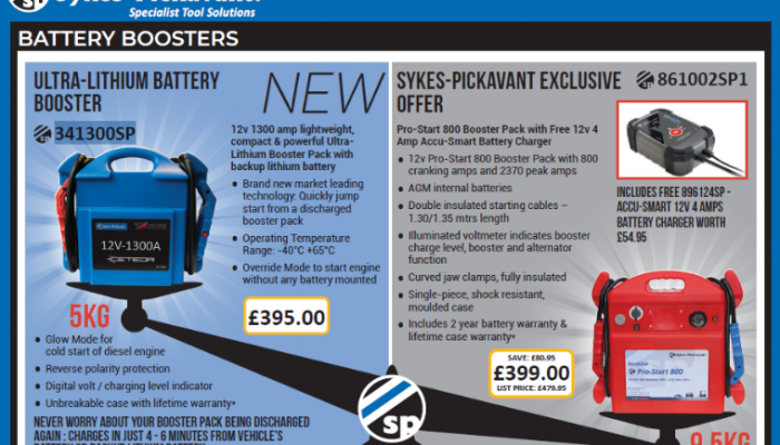 Exclusive Sykes-Pickavant battery booster promotion