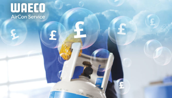 Get a £500 trade-in bonus when you buy WAECO low emission A/C service unit