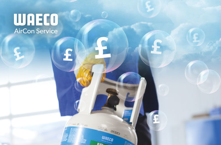 Get a £500 trade-in bonus when you buy WAECO low emission A/C service unit