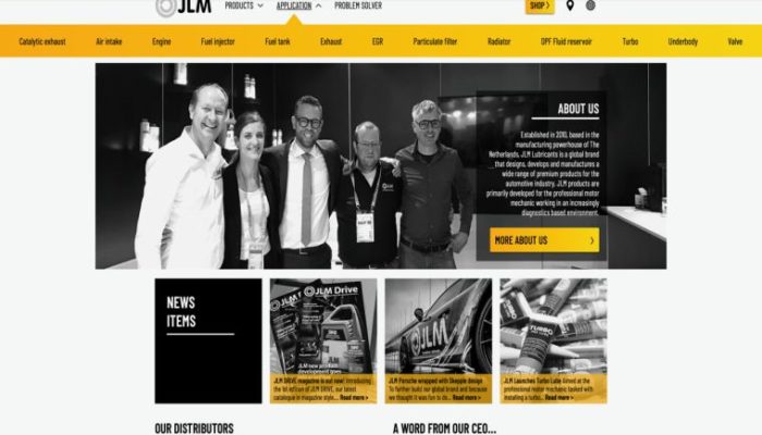 JLM Lubricants announces new website launch