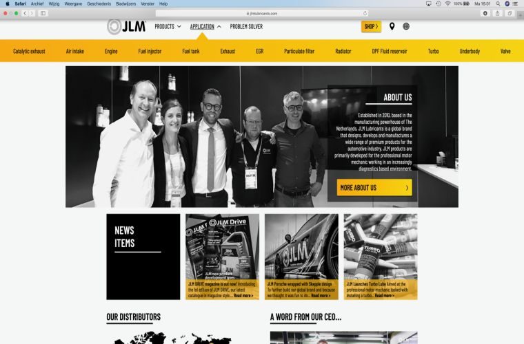 JLM Lubricants announces new website launch