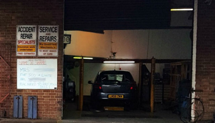 EXCLUSIVE: Croydon garage adopts board of shame to deal with non-paying customers