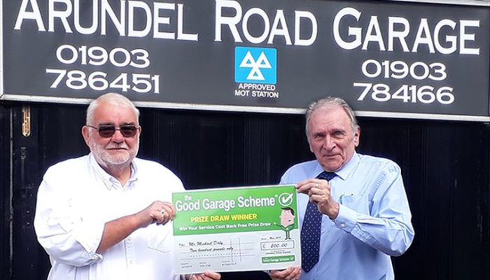 Good Garage Scheme winner selected for £200 prize