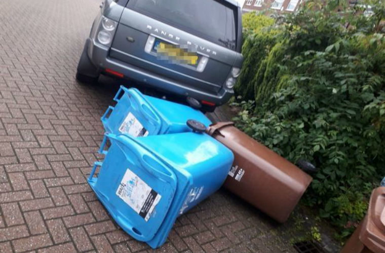 Man calls on council to pay £380 for car damage after reversing into own wheelie bins