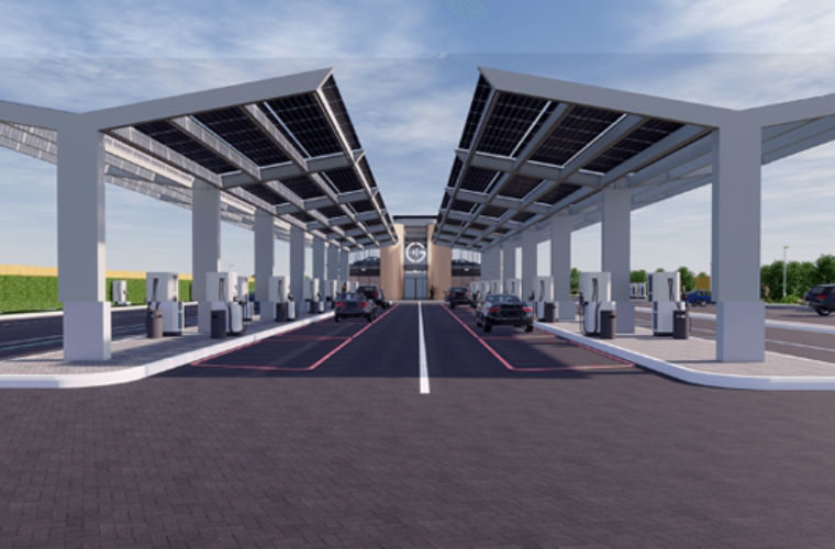 New solarpowered electric car charging stations coming to UK Garage Wire