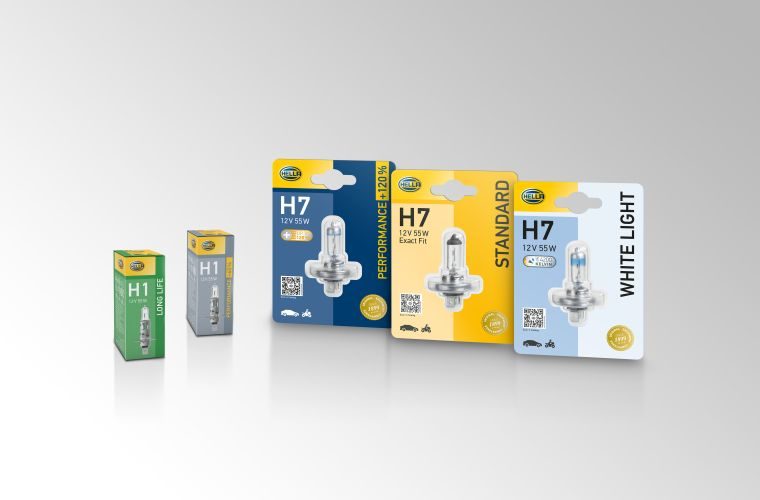 HELLA updates bulb packaging