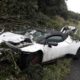 Lamborghini falls victim to treacherous driving conditions