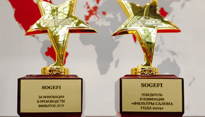 Sogefi cabin air filter wins Automotive Component of the Year 2019