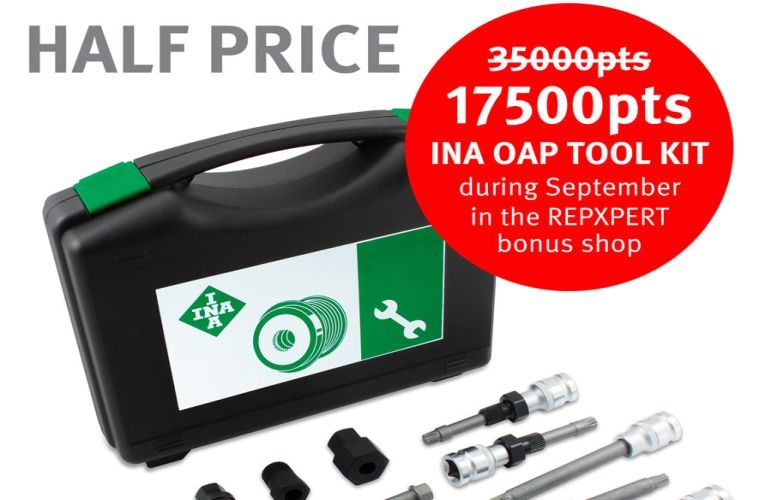 REPXPERT members get 50% off INA OAP tool kit in bonus shop offer