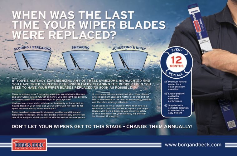 Borg & Beck highlights its wiper blade offering