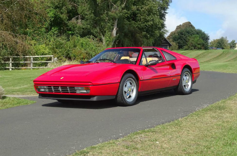 Ferrari 328 GTS with just 283 miles on the clock goes to auction