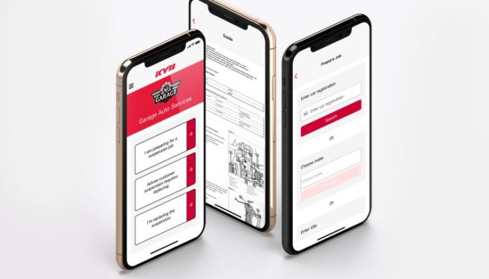New features for KYB suspension solutions app