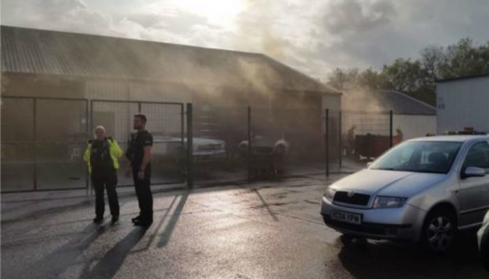 Showroom staff save £11m worth of luxury cars from blaze