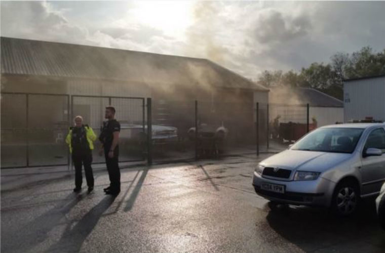 Showroom staff save £11m worth of luxury cars from blaze