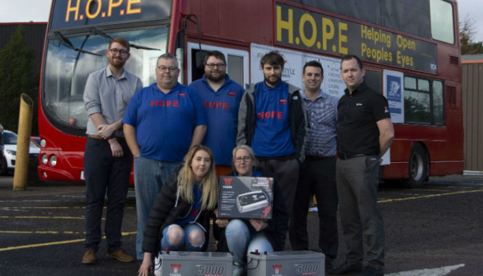 GS Yuasa powers homeless group’s charitable work with battery donation