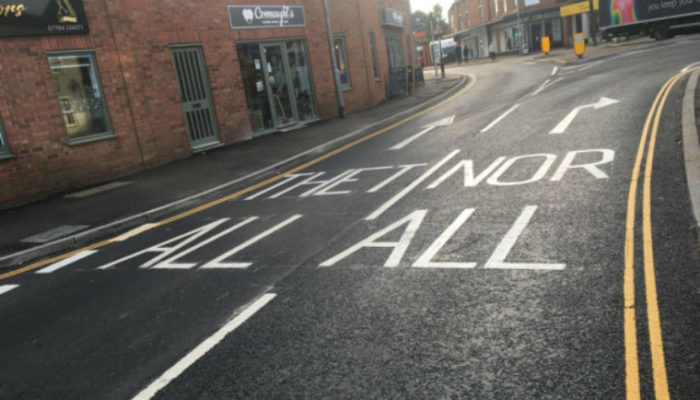 Norfolk road marking blunder as workers confuse ‘A11’ with ‘ALL’