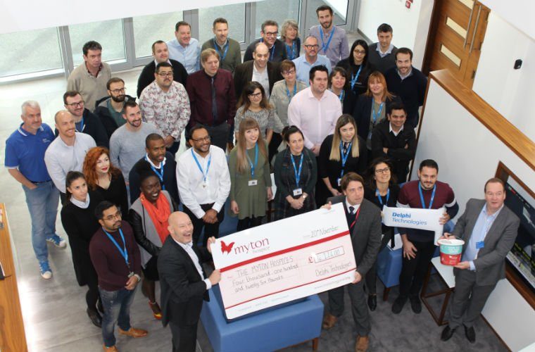 Delphi aftermarket employees raises £4,000 for charity