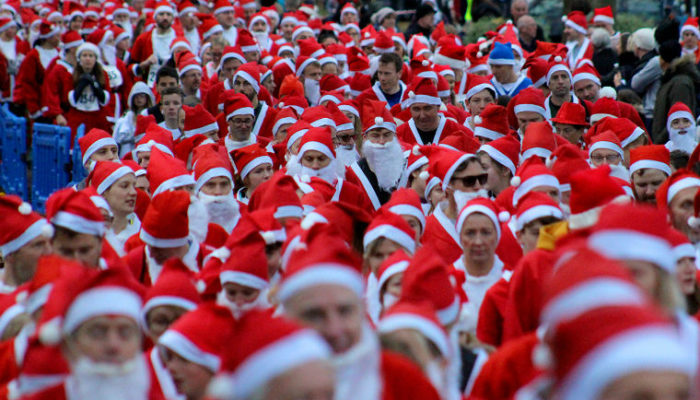 Yuasa powers 3,000 Santas for charity fun run
