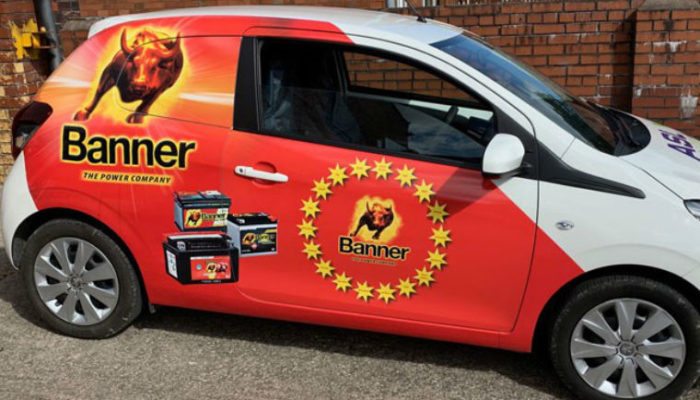 Factor celebrates ten years with Banner branded van
