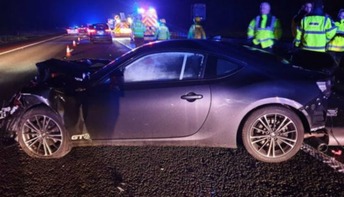 Drink-driver hits two cars while driving at speed on wrong side of M6