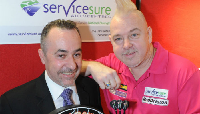 Servicesure celebrates the New Year in style thanks to darts champ partnership