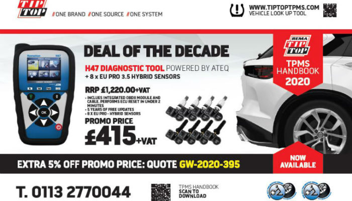 TPMS diagnostic tool “deal of the decade” from REMA TIP TOP