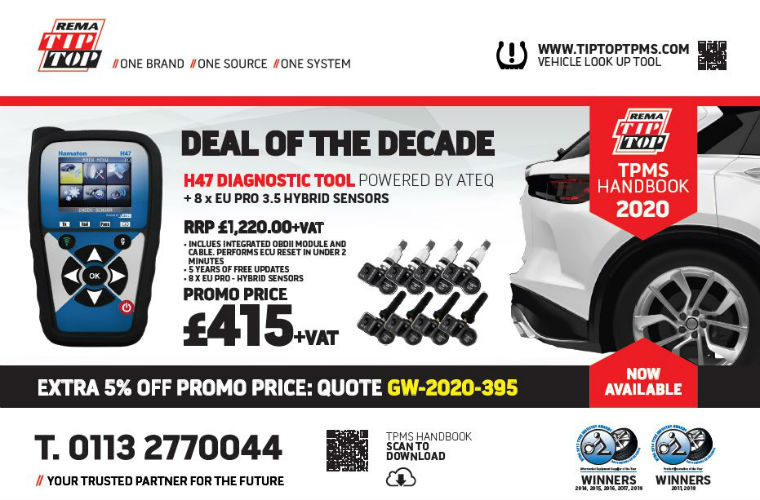 TPMS diagnostic tool “deal of the decade” from REMA TIP TOP