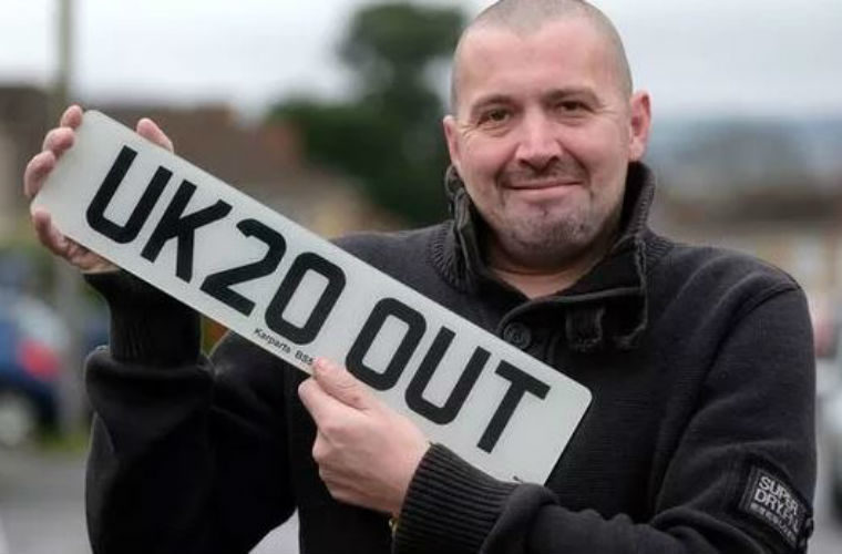 Brexiteer selling number plate for a massive £4,000